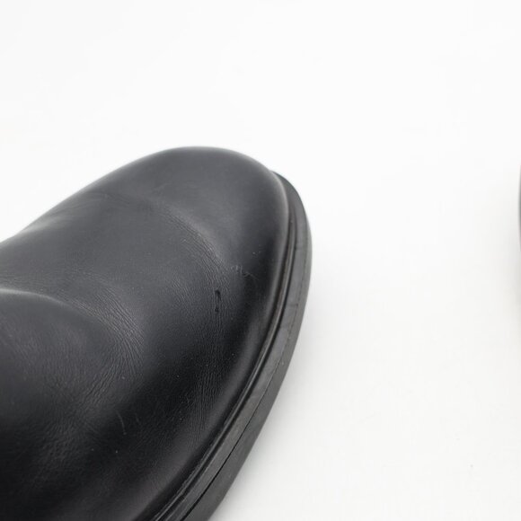 Mephisto Chelsea Boots Men's US Size 9 Black Leather Comfort Zip Moto Biker - Picture 10 of 11